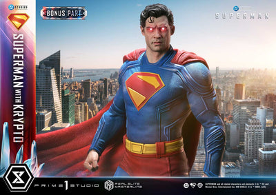 Superman (2025) - Superman with Krypto (Bonus) 1/3 Scale Statue
