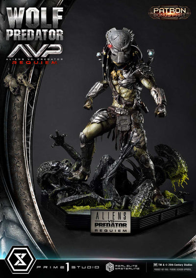 Aliens vs. Predator: Requiem - Wolf Predator (DX BONUS) 1/3 Scale Statue