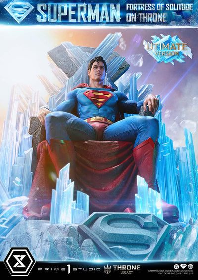 Superman Fortress of Solitude on Throne (Ultimate) 1/4 Scale Statue