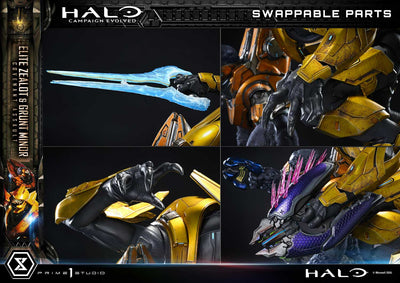 Halo: Campaign Evolved - Elite Zealot & Grunt Minor: Covenant Assault (Regular) 1/4 Scale Statue