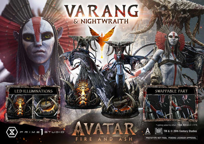 Avatar: Fire and Ash - Varang & Nightwraith (Bonus) 1/4 Scale Statue