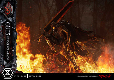 Berserk - Grunbeld vs. Guts - Guts, Berserker Armor (Regular) 1/4 Scale Statue