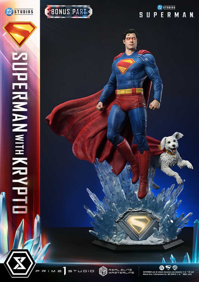 Superman (2025) - Superman with Krypto (Bonus) 1/3 Scale Statue