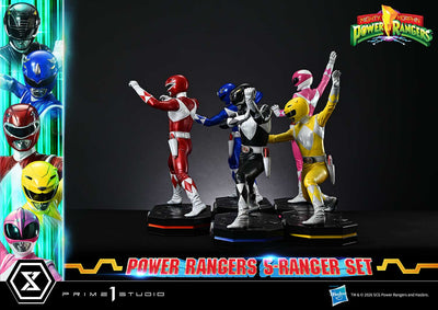 Mighty Morphin Power Rangers (Regular) 5-Ranger 1/4 Scale Statue Set