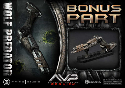 Aliens vs. Predator: Requiem - Wolf Predator (DX BONUS) 1/3 Scale Statue