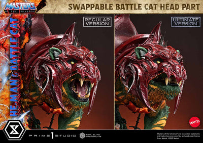 Masters Of The Universe: He-Man & Battle Cat Ultimate Bonus Version 1/4 Scale Statue