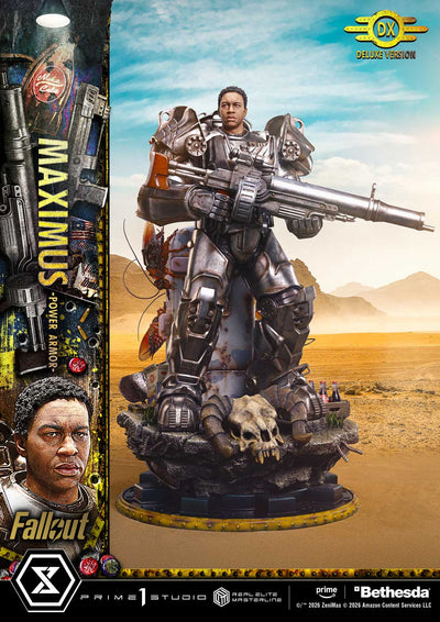Fallout - Maximus Power Armor (Deluxe) 1/4 Scale Statue