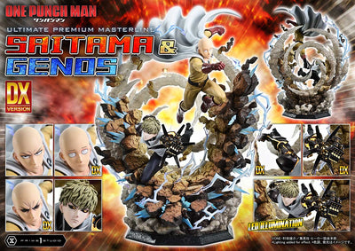 One Punch Man - Saitama & Genos (Deluxe) 1/4 Scale Statue