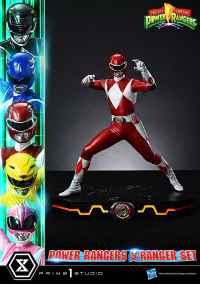 Mighty Morphin Power Rangers (Regular) 5-Ranger 1/4 Scale Statue Set