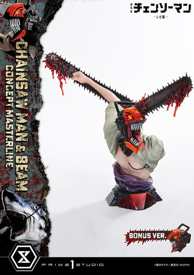 Chainsaw Man – The Movie: Reze Arc - Chainsaw Man & Beam (Bonus) 1/6 Scale Statue