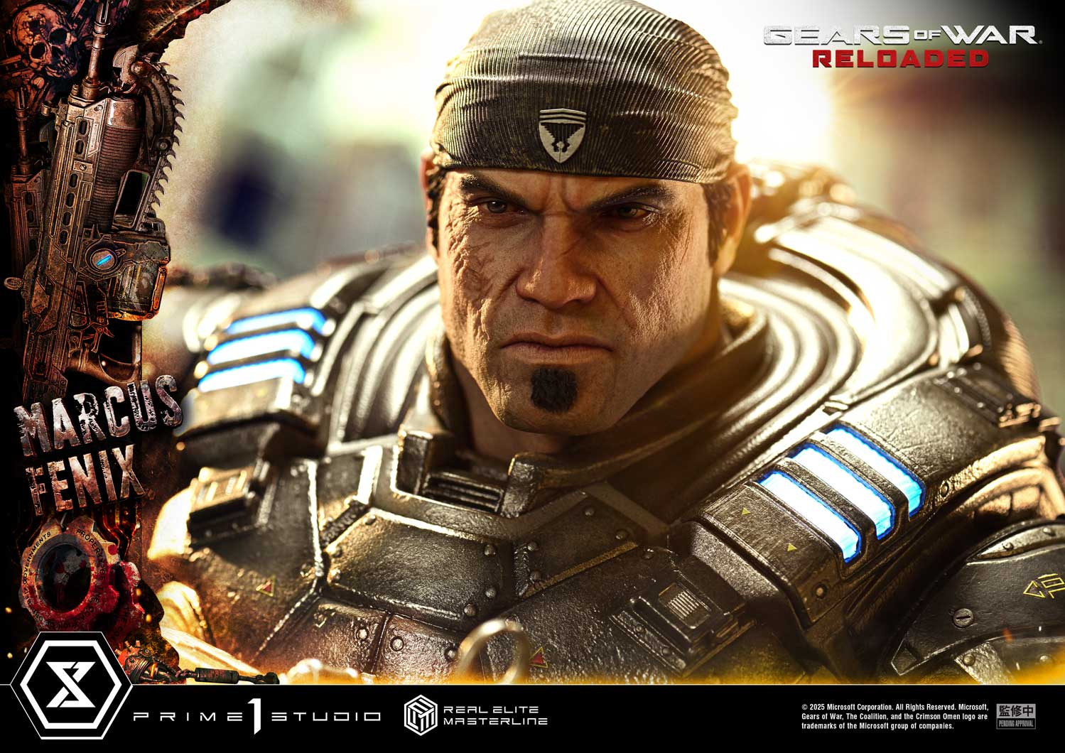 gears of war marcus fenix Real Elite Masterline Gears of War: Reloaded Marcus Fenix Ultimate Bonus Version