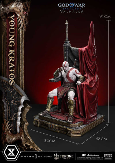God of War Ragnarök: Valhalla - Master Thyself Kratos & Young Kratos (Bonus) 1/3 Scale Statue Set