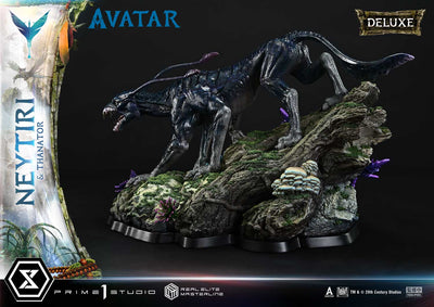 Avatar - Neytiri & Thanator (Deluxe) 1/4 Scale Statue
