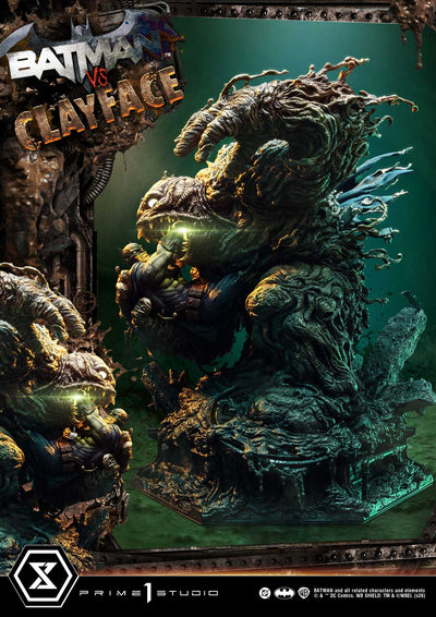 Batman vs. Clayface (Deluxe) 1/4 Scale Statue
