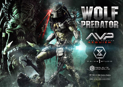 Aliens vs. Predator: Requiem - Wolf Predator (DX BONUS) 1/3 Scale Statue