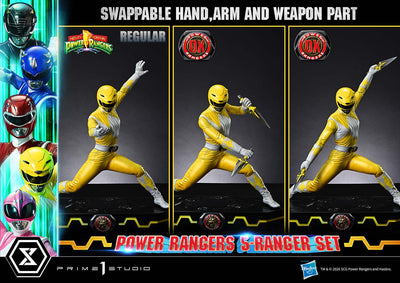 Mighty Morphin Power Rangers (Deluxe) 5-Ranger 1/4 Scale Statue Set