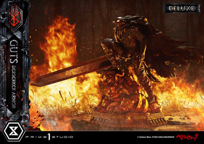 Berserk - Grunbeld vs. Guts - Guts, Berserker Armor (Deluxe Bonus) 1/4 Scale Statue