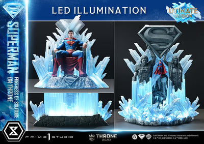 Superman Fortress of Solitude on Throne (Ultimate) 1/4 Scale Statue