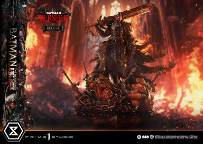 Batman: the Berserker Rage Mode (Deluxe Bonus) 1/4 Scale Statue