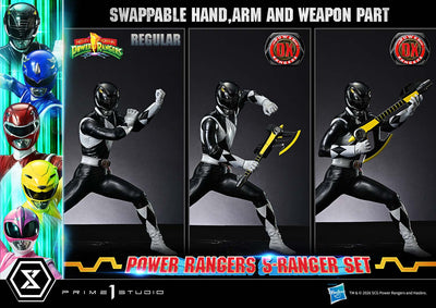 Mighty Morphin Power Rangers (Deluxe) 5-Ranger 1/4 Scale Statue Set