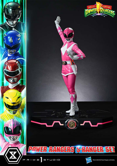 Mighty Morphin Power Rangers (Regular) 5-Ranger 1/4 Scale Statue Set