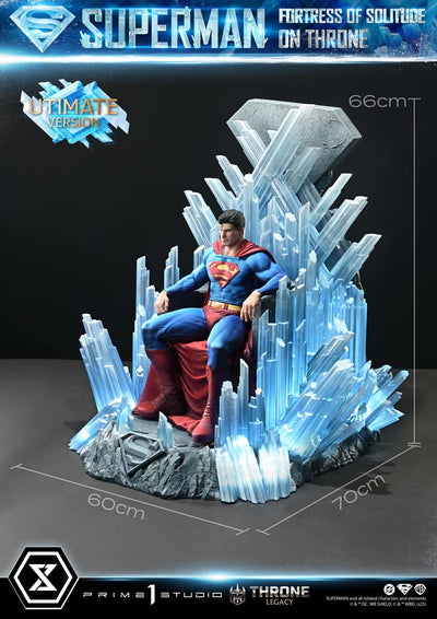 Superman Fortress of Solitude on Throne (Ultimate) 1/4 Scale Statue