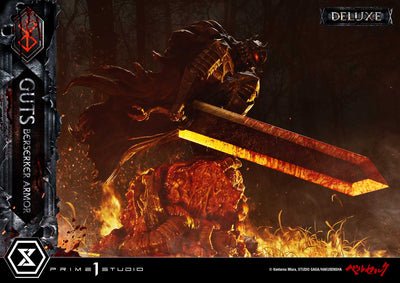 Berserk - Grunbeld vs. Guts - Guts, Berserker Armor (Deluxe Bonus) 1/4 Scale Statue