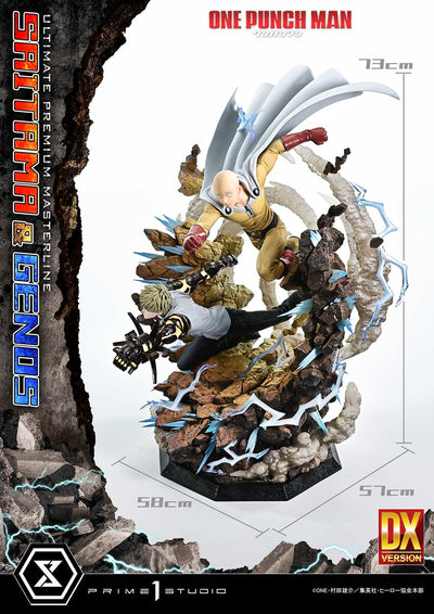 One Punch Man - Saitama & Genos (Deluxe) 1/4 Scale Statue
