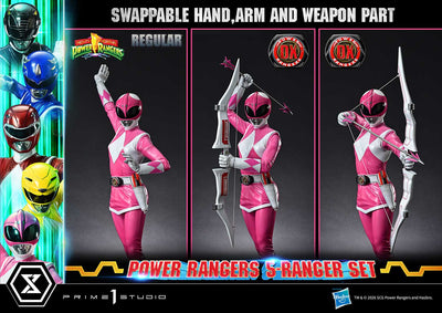 Mighty Morphin Power Rangers (Deluxe Bonus) 5-Ranger 1/4 Scale Statue Set