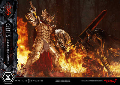 Berserk - Grunbeld vs. Guts - Guts, Berserker Armor (Regular) 1/4 Scale Statue