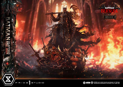 Batman: the Berserker Rage Mode (Deluxe Bonus) 1/4 Scale Statue