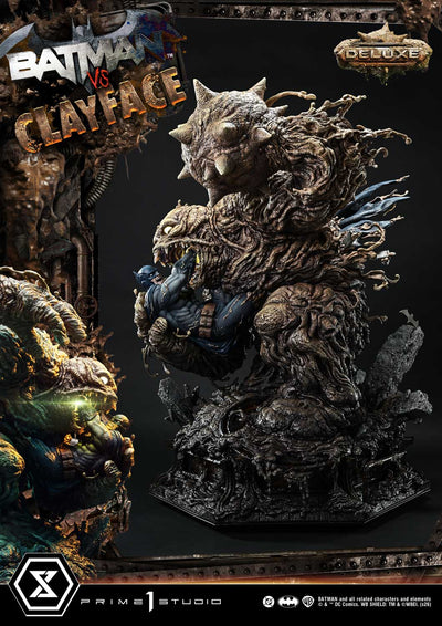 Batman vs. Clayface (Deluxe) 1/4 Scale Statue