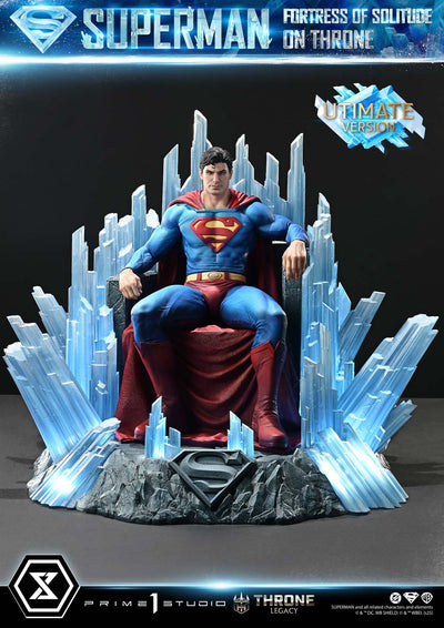 Superman Fortress of Solitude on Throne (Ultimate) 1/4 Scale Statue