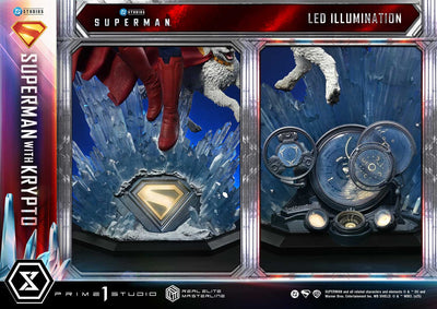 Superman (2025) - Superman with Krypto (Bonus) 1/3 Scale Statue