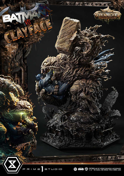 Batman vs. Clayface (Deluxe) 1/4 Scale Statue