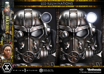 Fallout - Maximus Power Armor (Deluxe Bonus) 1/4 Scale Statue