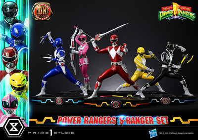 Mighty Morphin Power Rangers (Deluxe) 5-Ranger 1/4 Scale Statue Set