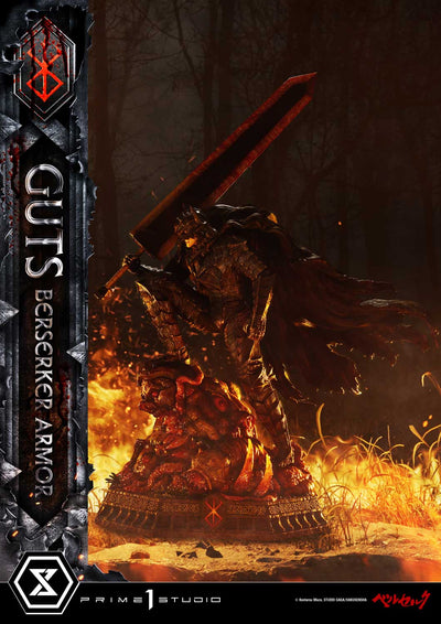 Berserk - Grunbeld vs. Guts - Guts, Berserker Armor (Deluxe Bonus) 1/4 Scale Statue