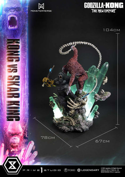 Godzilla x Kong: The New Empire - Kong vs. Skar King (Regular) Statue