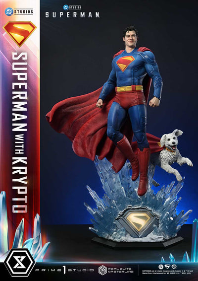 Superman (2025) - Superman with Krypto (Regular) 1/3 Scale Statue