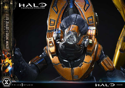 Halo: Campaign Evolved - Elite Zealot & Grunt Minor: Covenant Assault (Regular) 1/4 Scale Statue