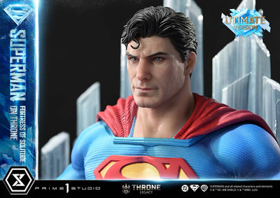 Superman Fortress of Solitude on Throne (Ultimate Bonus) 1/4 Scale Statue