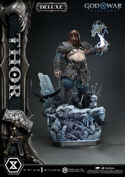 God of War: Ragnarok - Thor (Deluxe Bonus) 1/3 Scale Statue