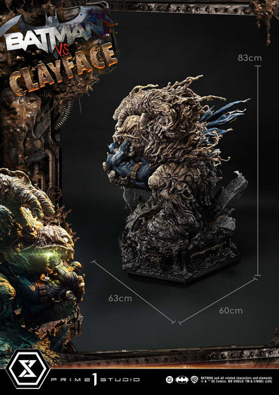 Batman vs. Clayface (Deluxe) 1/4 Scale Statue