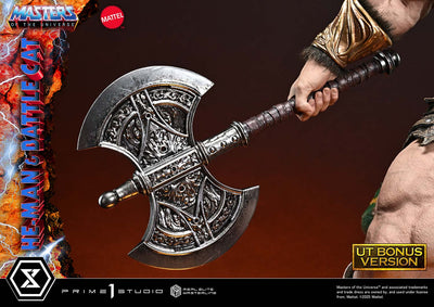 Masters Of The Universe: He-Man & Battle Cat Ultimate Bonus Version 1/4 Scale Statue