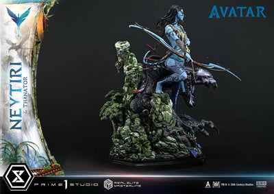 Avatar - Neytiri & Thanator (Deluxe Bonus) 1/4 Scale Statue