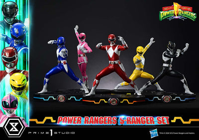 Mighty Morphin Power Rangers (Deluxe) 5-Ranger 1/4 Scale Statue Set
