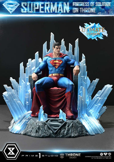Superman Fortress of Solitude on Throne (Ultimate Bonus) 1/4 Scale Statue
