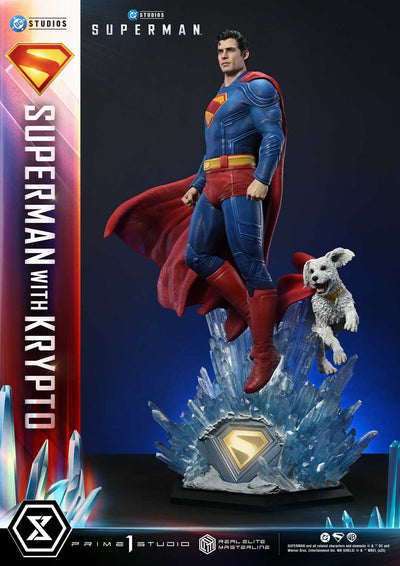 Superman (2025) - Superman with Krypto (Regular) 1/3 Scale Statue