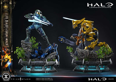 Halo: Campaign Evolved - Elite Zealot & Grunt Minor: Covenant Assault (Regular) 1/4 Scale Statue